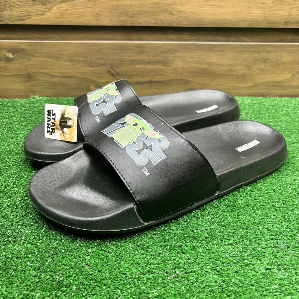 DISNEY STAR WARS GROGU Slides Sandals Mens Size XLARGE‎ Size 12/13 New